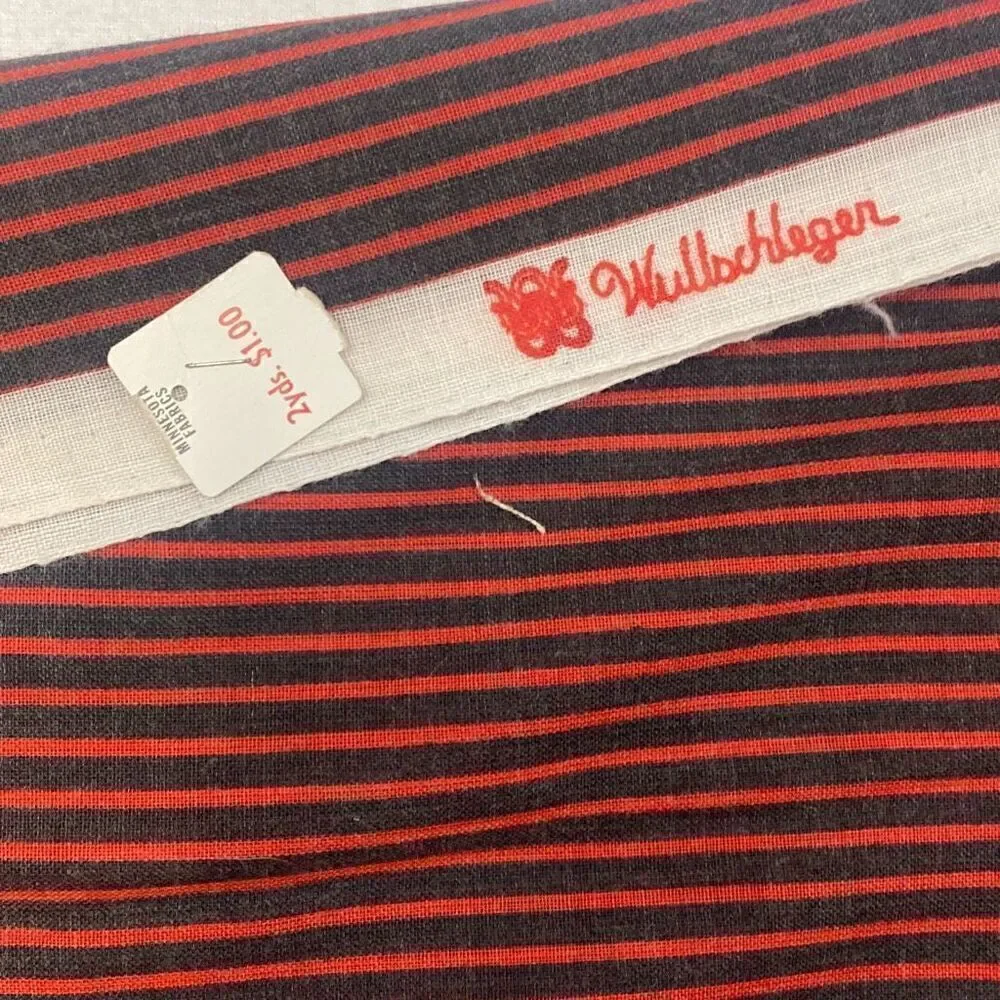 Vintage Fabric Remnant Lot of 6 VARIETY **READ**